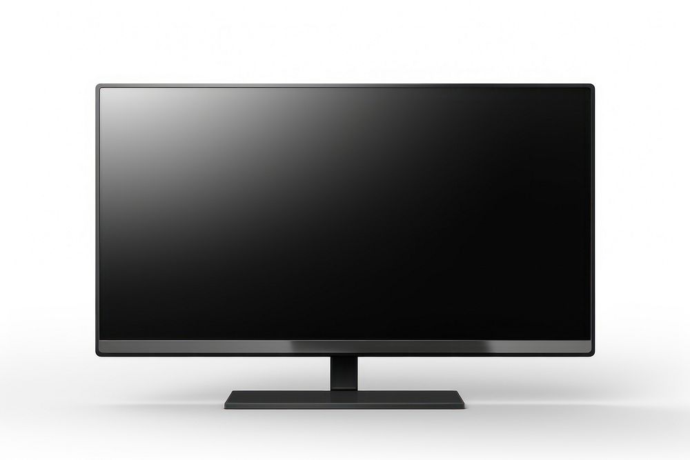 Screen television black white background. AI generated Image by rawpixel.