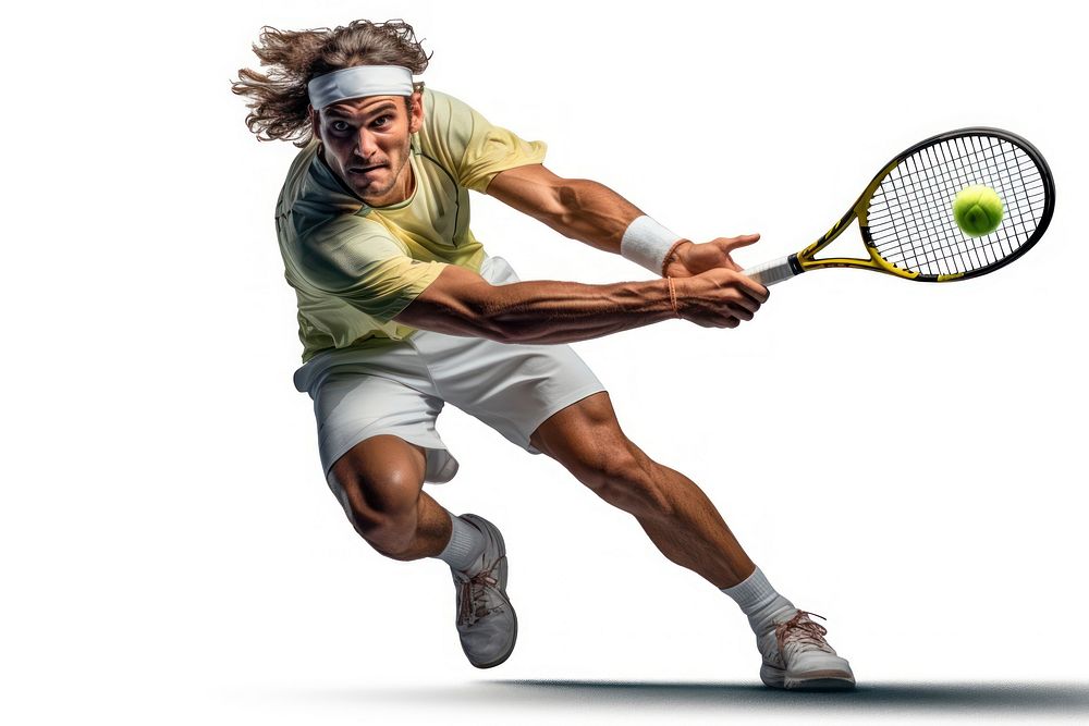 Tennis sports racket player. AI generated Image by rawpixel.