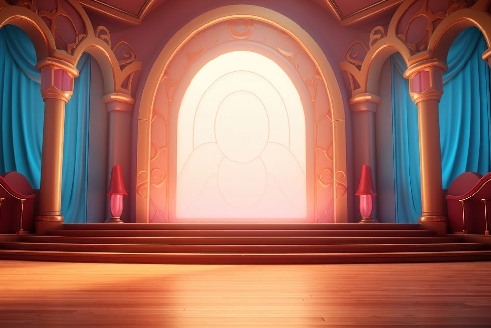 Stage indoors theater light. AI generated Image by rawpixel.