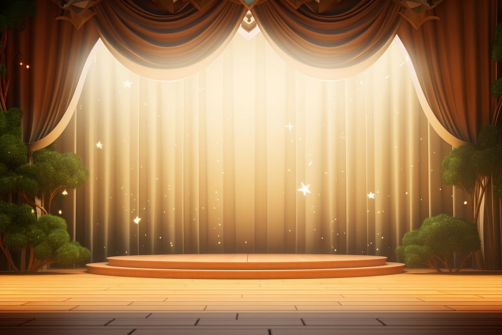 Lighting stage indoors theater. AI generated Image by rawpixel.