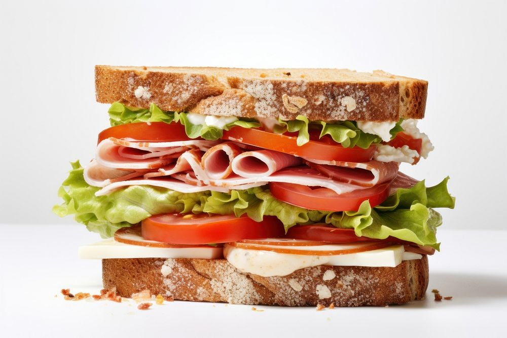 Sandwich tomato cheese bread. AI generated Image by rawpixel.