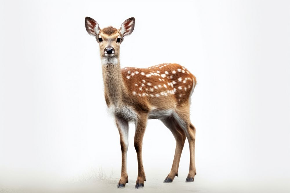Animal wildlife mammal deer. AI generated Image by rawpixel.