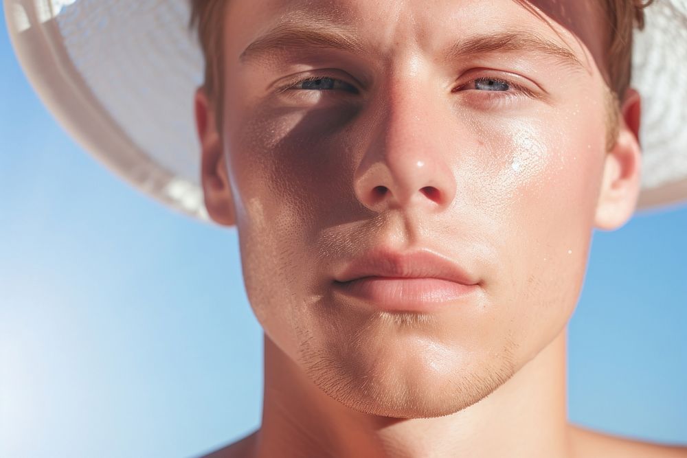 Skin summer adult man. AI generated Image by rawpixel.