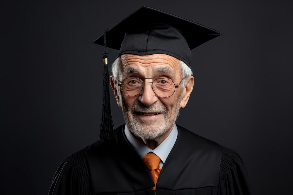 Graduation portrait certificate photography. AI generated Image by rawpixel.