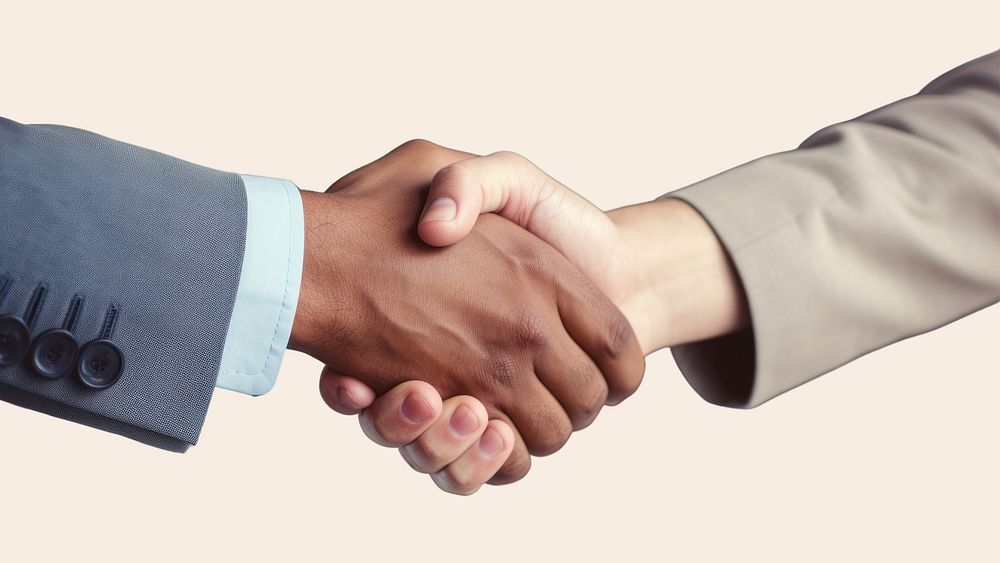 Hand handshake adult agreement. AI generated Image by rawpixel.