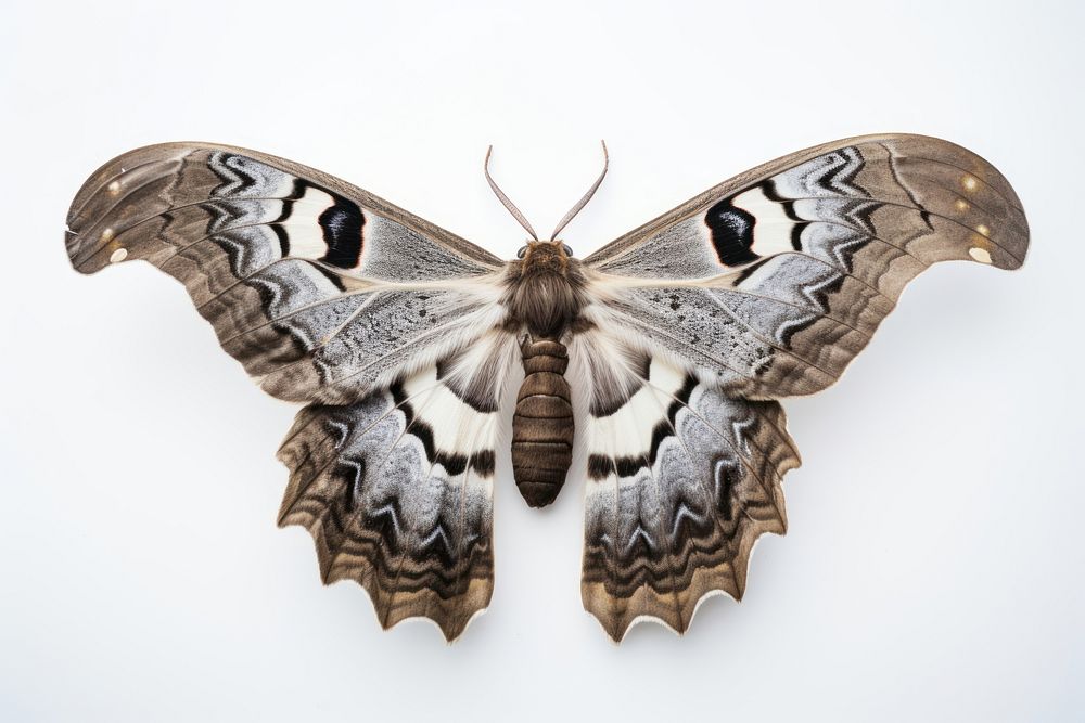 Moth butterfly animal insect. AI generated Image by rawpixel.