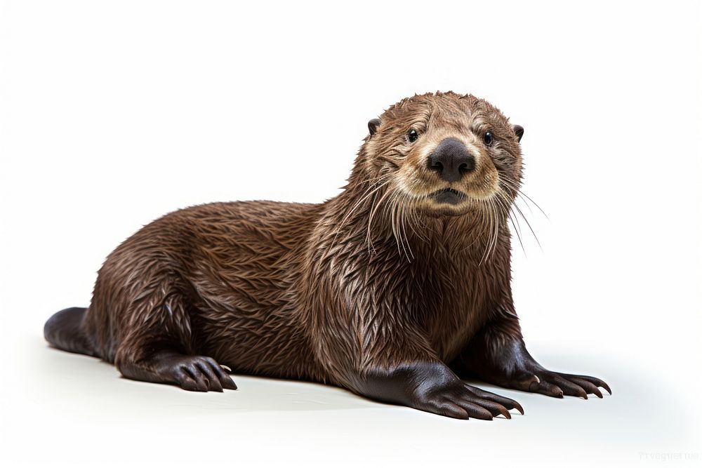 Wildlife otter animal mammal. 