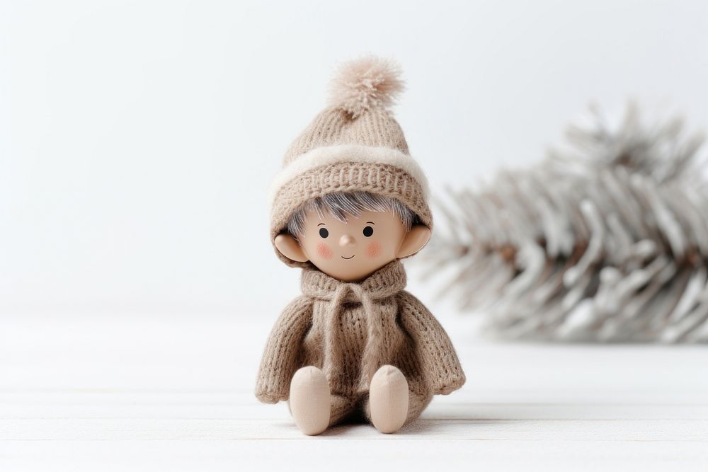 Decoration christmas doll toy. AI generated Image by rawpixel.