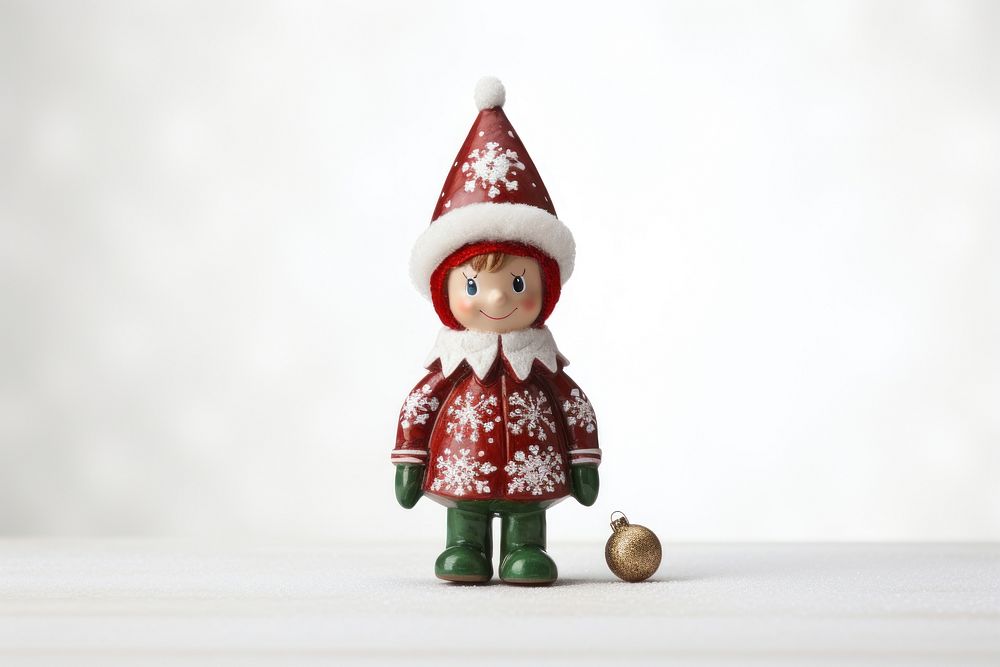 Decoration christmas figurine doll. AI generated Image by rawpixel.