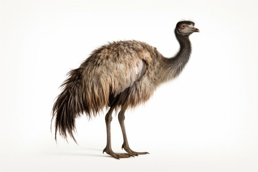 Bird emu wildlife animal. AI generated Image by rawpixel.