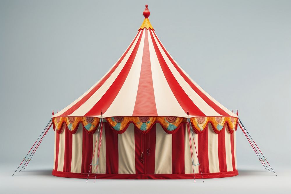 Circus tent recreation architecture. AI generated Image by rawpixel.