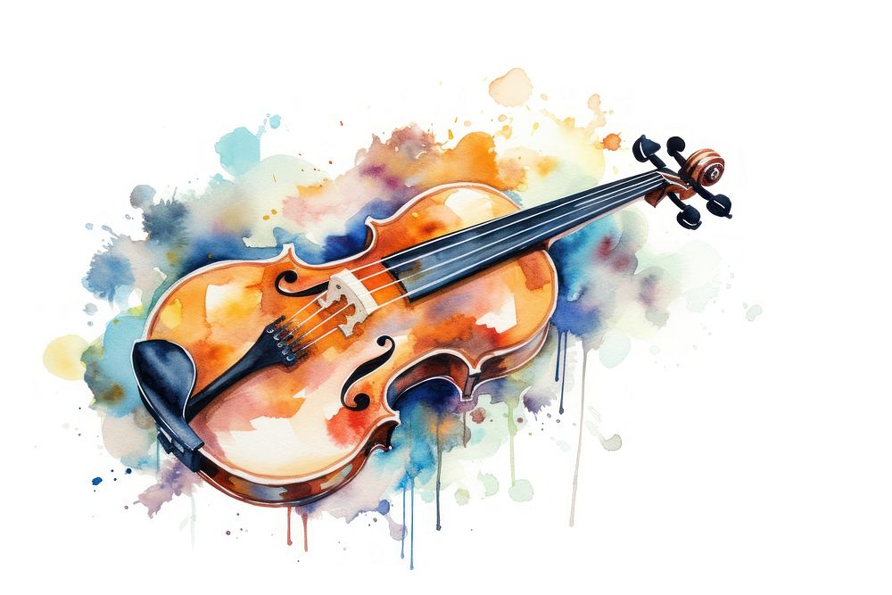 Violin paper music performance. AI generated Image by rawpixel.