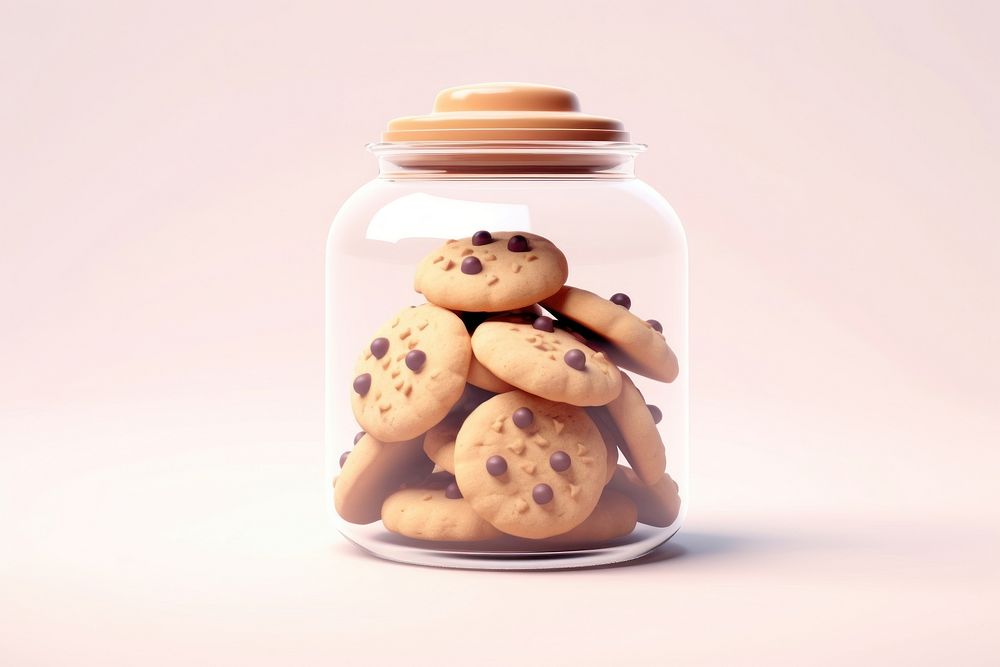 Jar cookie food confectionery. AI generated Image by rawpixel.