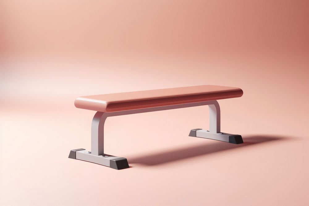 Bench furniture exercising equipment. AI generated Image by rawpixel.