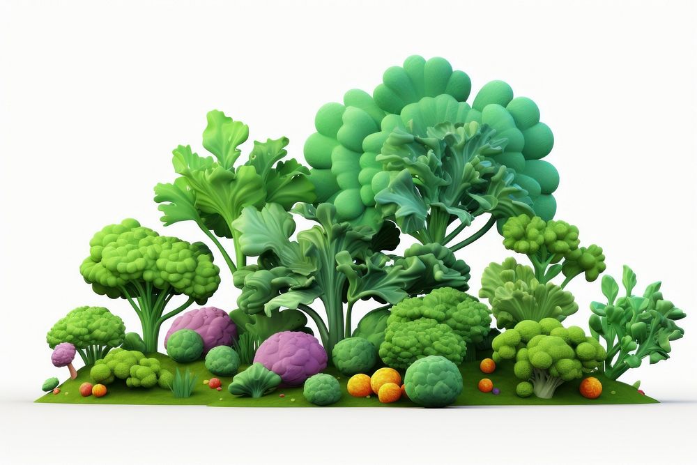 Cauliflower vegetable broccoli plant. AI generated Image by rawpixel.