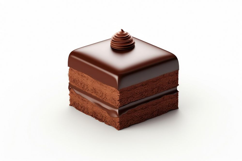 Chocolate cake dessert food. AI generated Image by rawpixel.