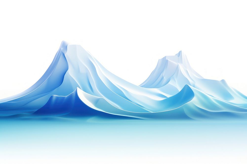 Iceberg nature winter curve. AI generated Image by rawpixel.