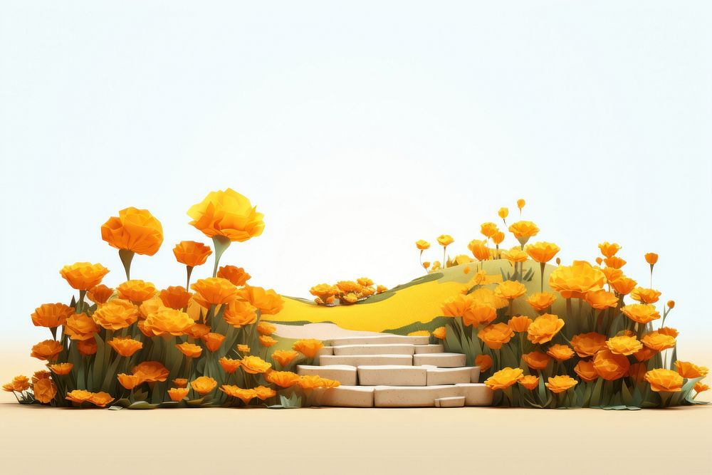 Sunflower landscape outdoors plant. AI generated Image by rawpixel.