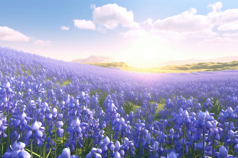 Landscape field grassland. 