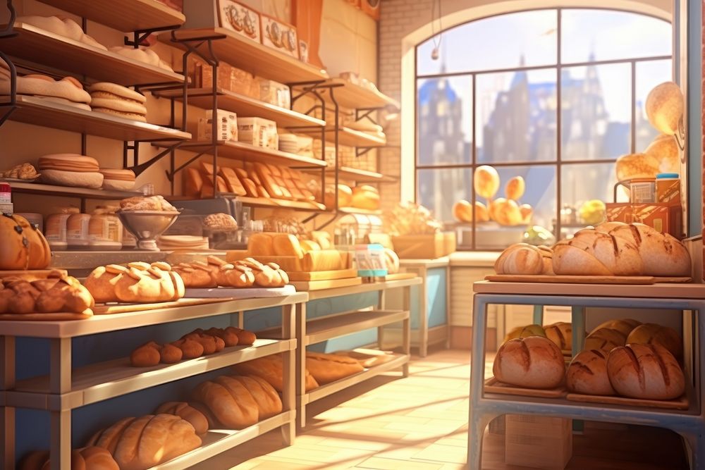Bakery bread food architecture. AI generated Image by rawpixel.