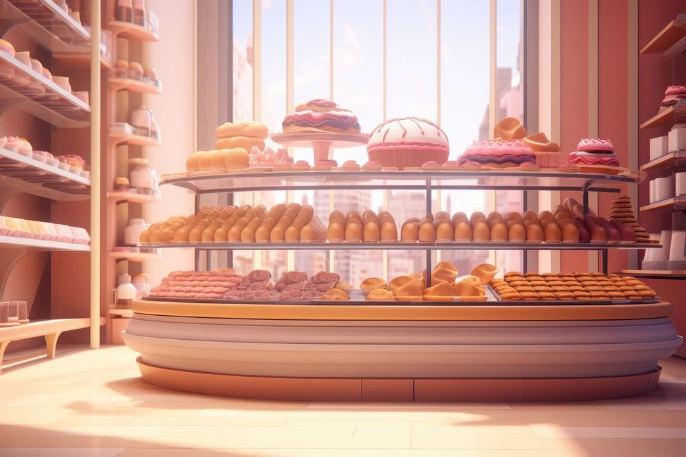 Bakery bread store food. AI generated Image by rawpixel.