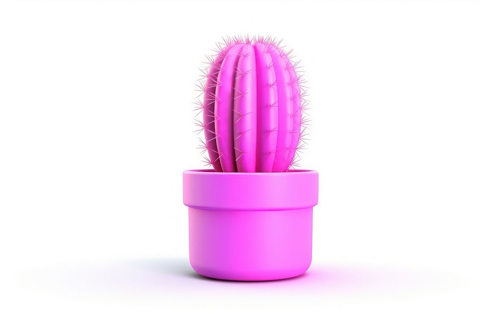 Cactus purple plant pink. AI generated Image by rawpixel.