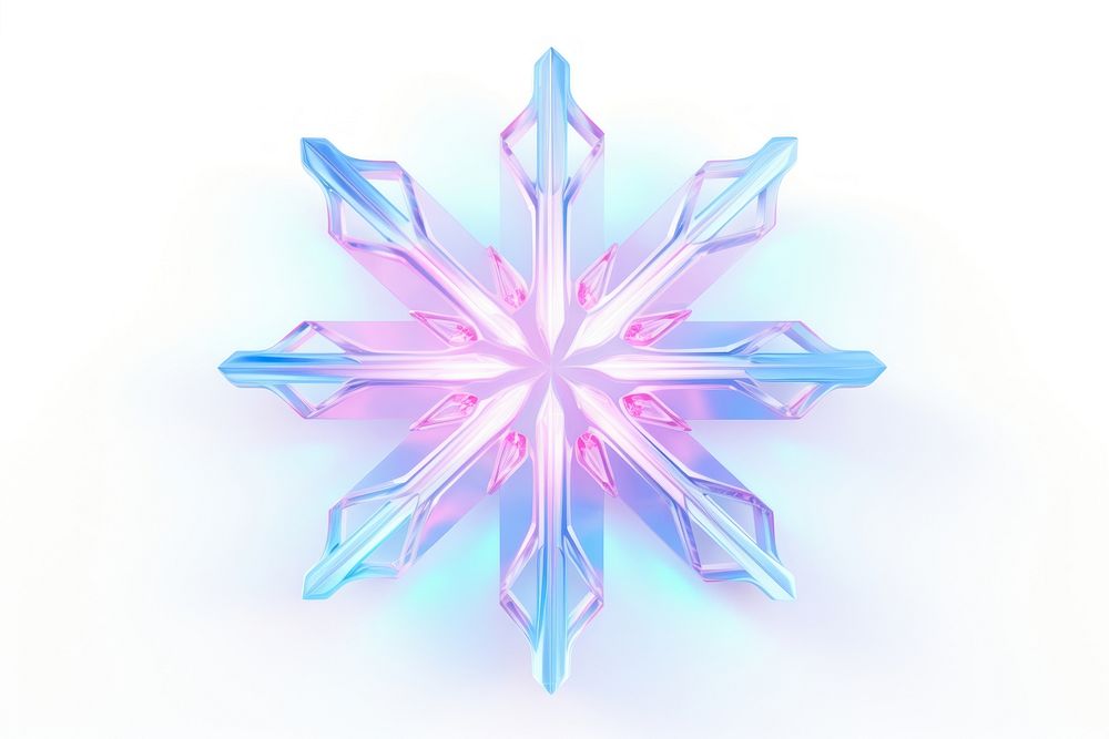 Snowflake white background illuminated chandelier. AI generated Image by rawpixel.