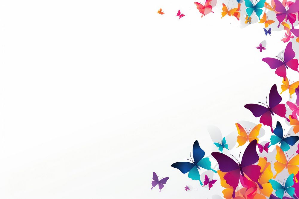 Butterfly outdoors pattern paper. AI generated Image by rawpixel.