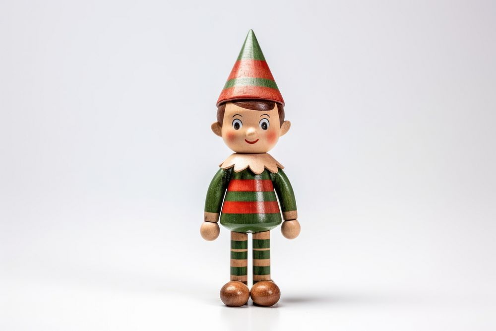 Toy christmas figurine doll. AI generated Image by rawpixel.