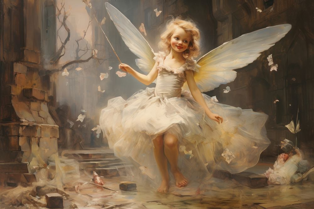 Painting fairy angel representation. AI | Free Photo Illustration ...