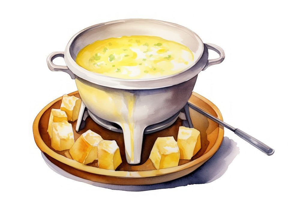 Fondue dish food meal. AI generated Image by rawpixel.