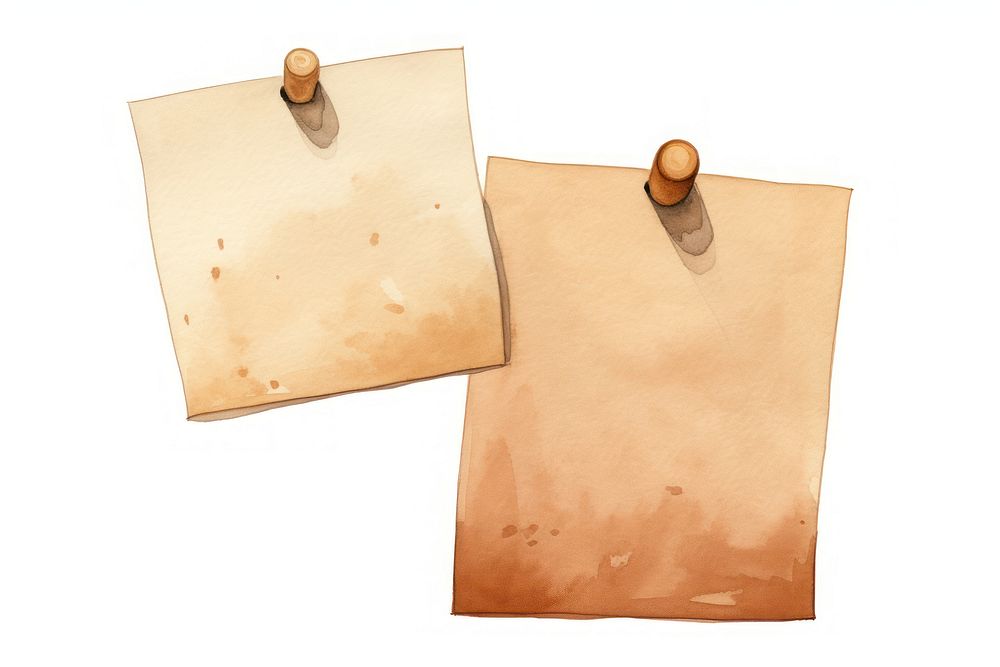 Paper brown bag white background. AI generated Image by rawpixel.