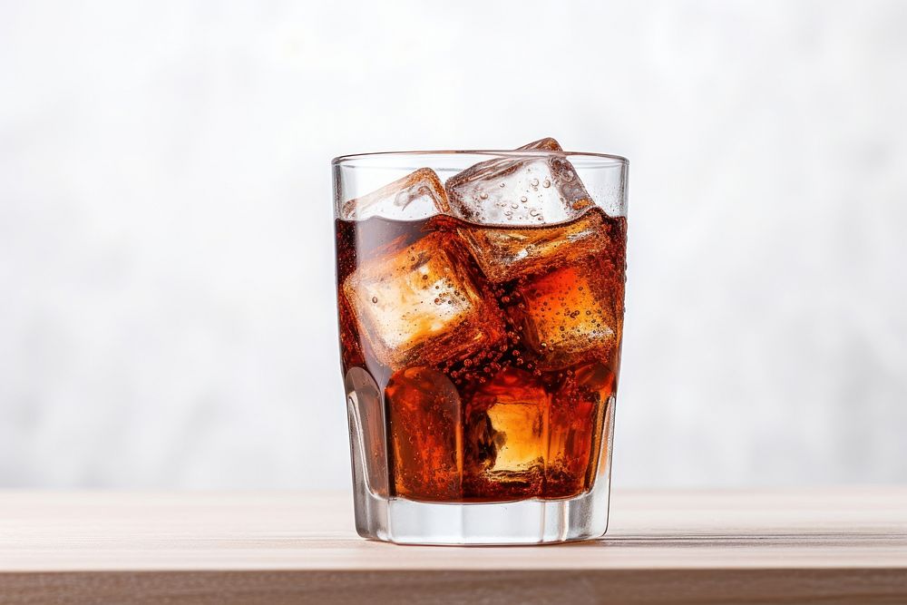 Glass cocktail drink cola. AI generated Image by rawpixel.