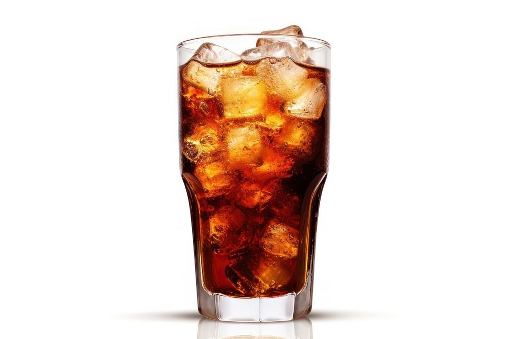 Glass cocktail drink cola. AI generated Image by rawpixel.