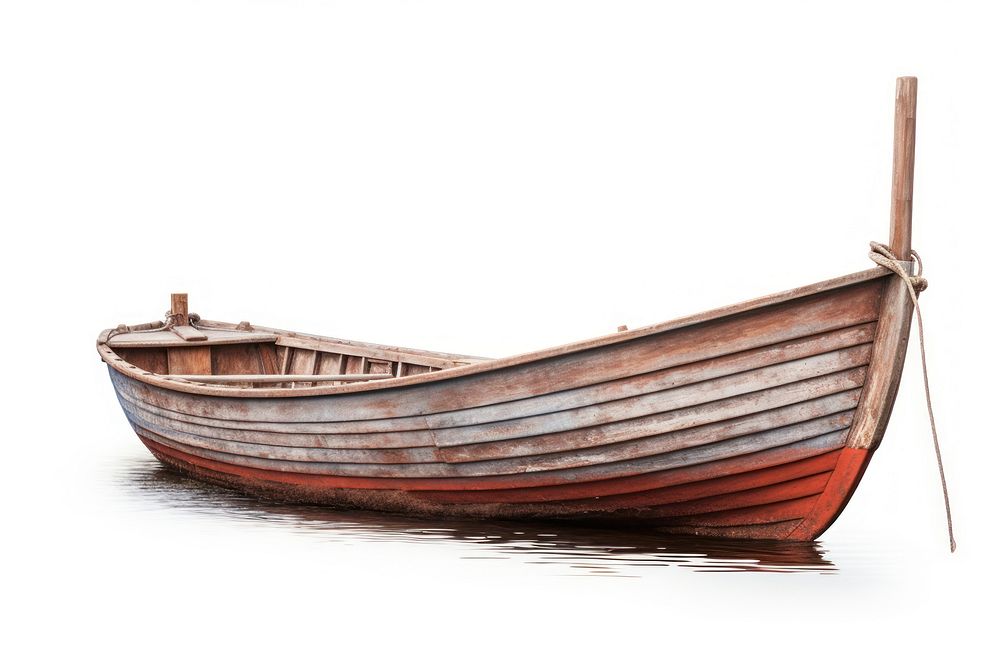 Boat watercraft vehicle rowboat. AI generated Image by rawpixel.