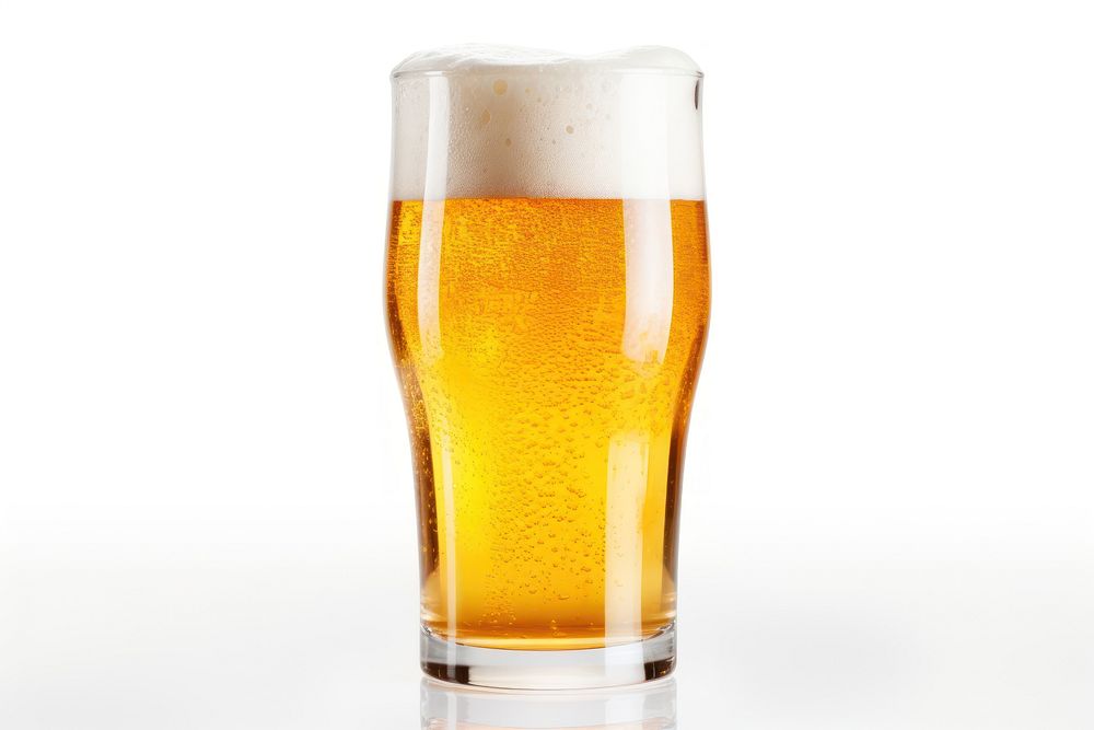 Glass beer drink lager. AI generated Image by rawpixel.