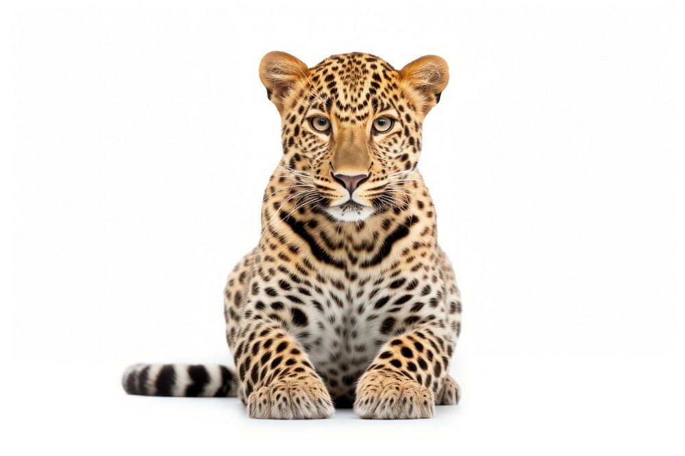 Leopard wildlife cheetah animal. AI Free Photo rawpixel