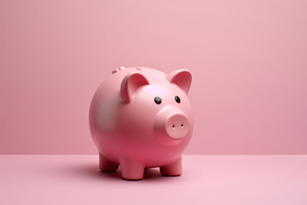 Pig representation investment piggy bank. AI generated Image by rawpixel.