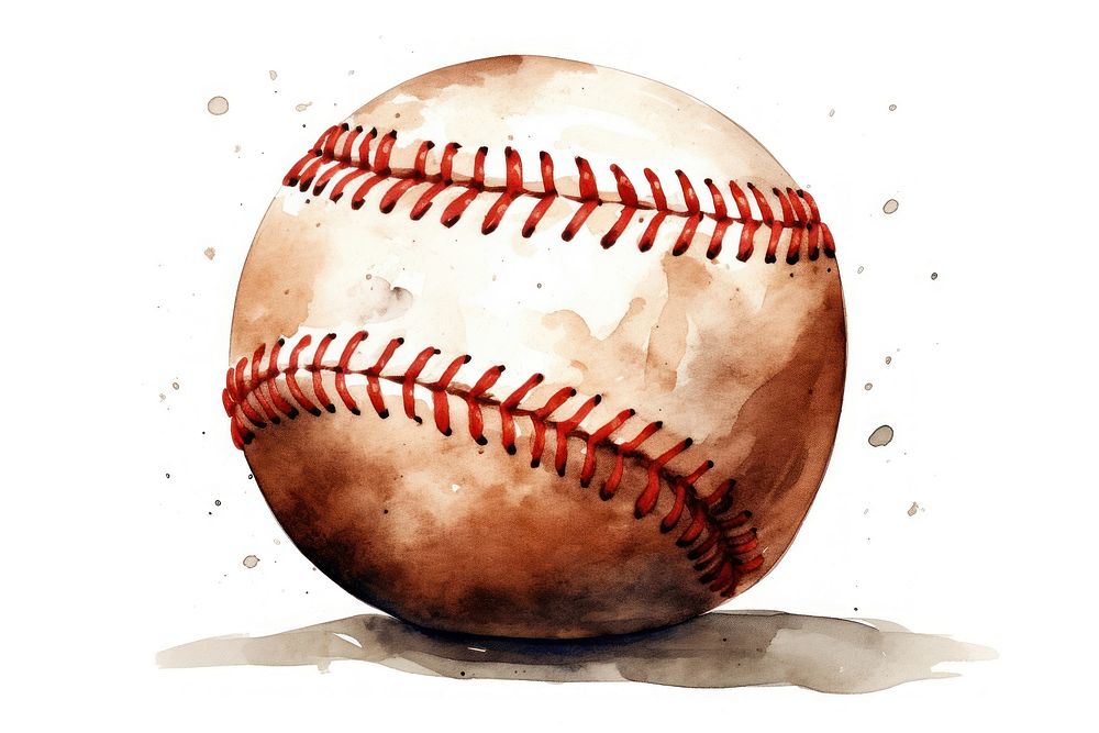 Baseball softball sports sphere. AI generated Image by rawpixel.