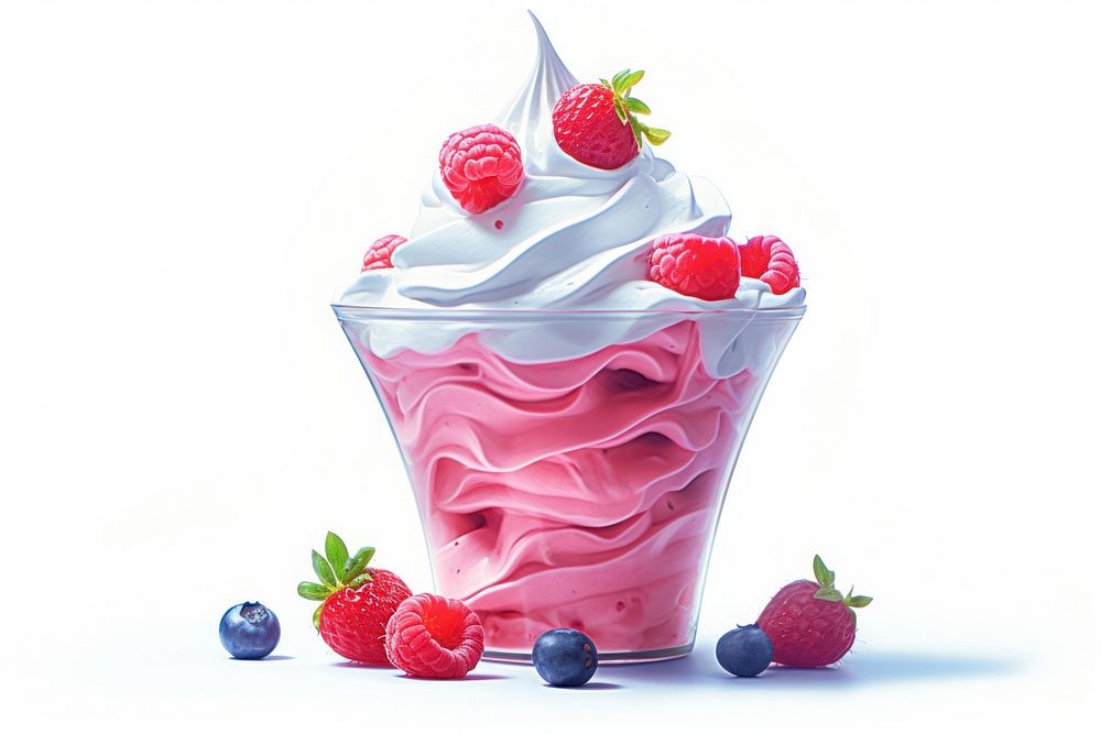 Dessert frozen berry fruit. AI generated Image by rawpixel.