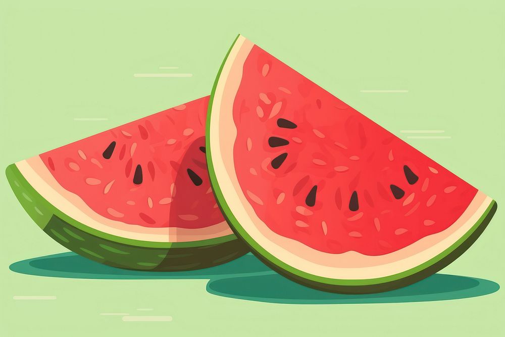 Watermelon fruit plant food. AI generated Image by rawpixel.