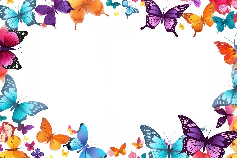 Butterfly outdoors pattern nature. AI generated Image by rawpixel.