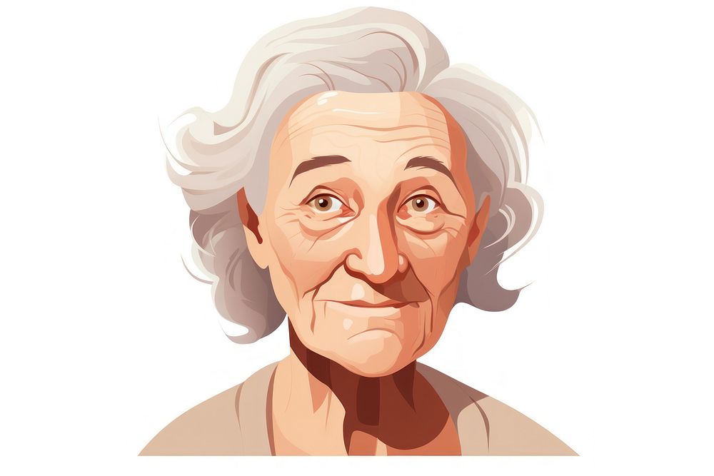Portrait wrinkle drawing sketch. AI generated Image by rawpixel.