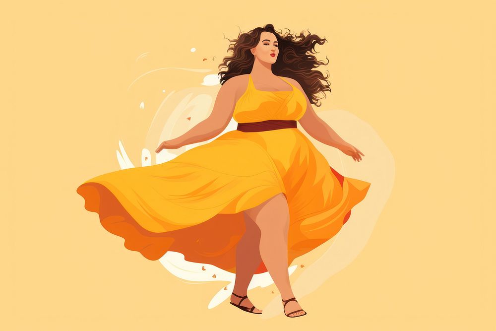 Fashion dancing adult dress. AI generated Image by rawpixel.