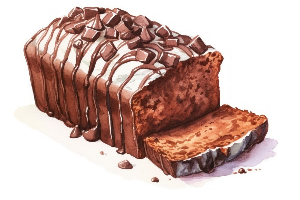 Cake chocolate dessert food. AI generated Image by rawpixel.