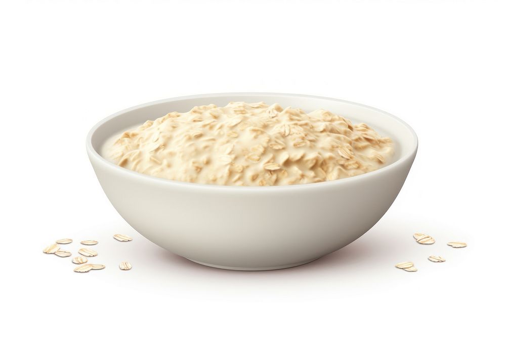 Bowl breakfast oatmeal food. AI generated Image by rawpixel.