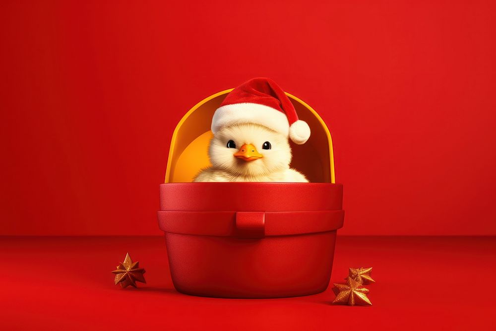 Christmas snowman toy red. AI generated Image by rawpixel.