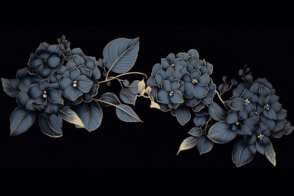 Flower plant black accessories. AI generated Image by rawpixel.