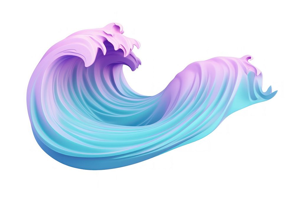 Sea cartoon nature wave. AI generated Image by rawpixel.
