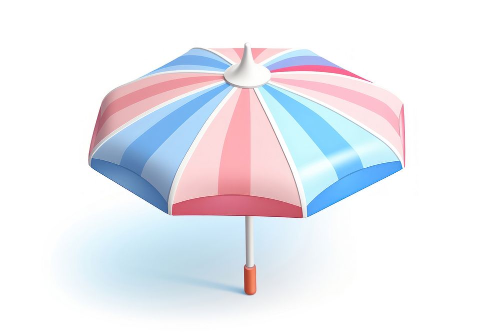 Beach umbrella white background architecture protection. AI generated Image by rawpixel.